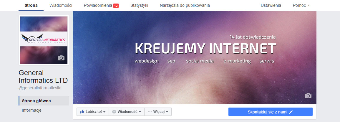 Our Facebook fanpage appearance