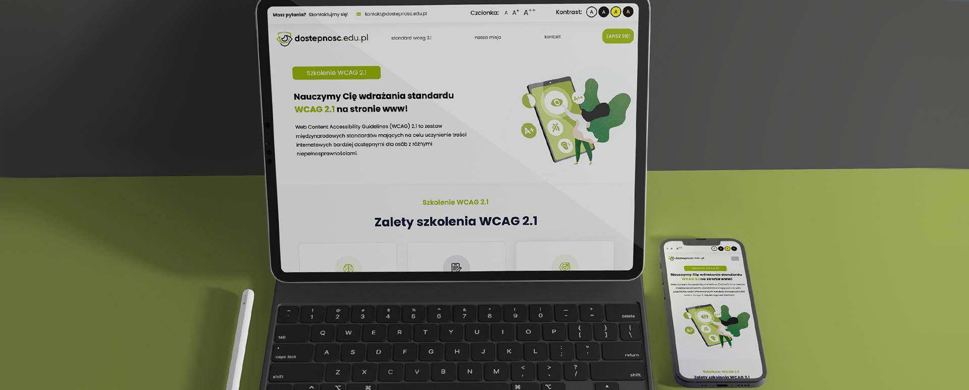 EDU accessibility - website implementation