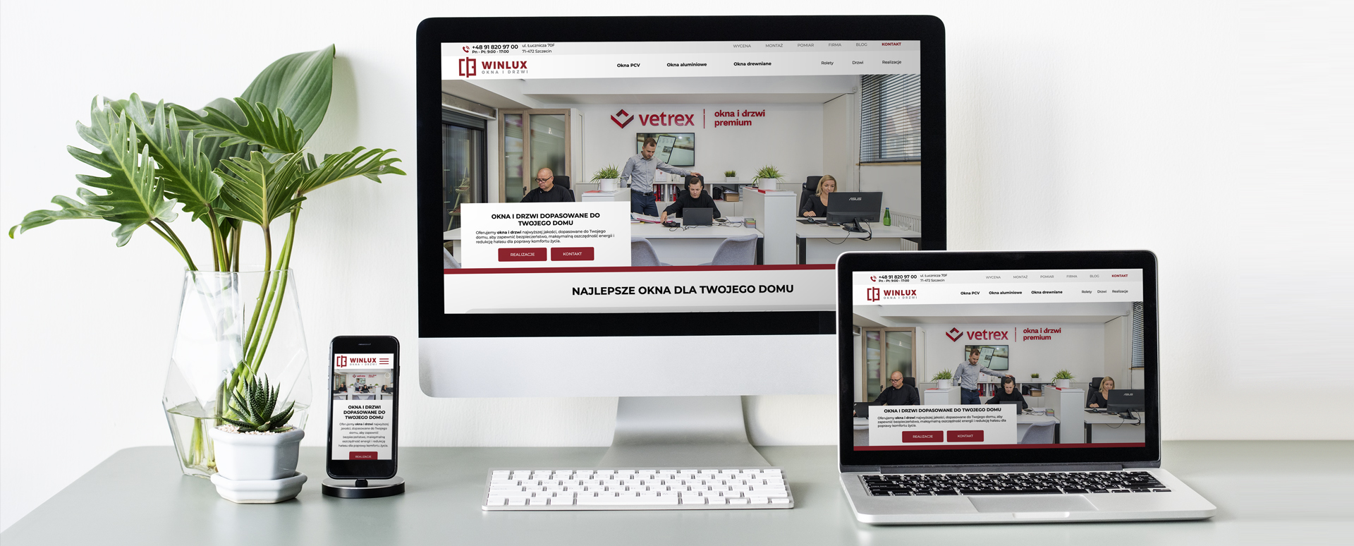 Winlux - Windows and doors - website