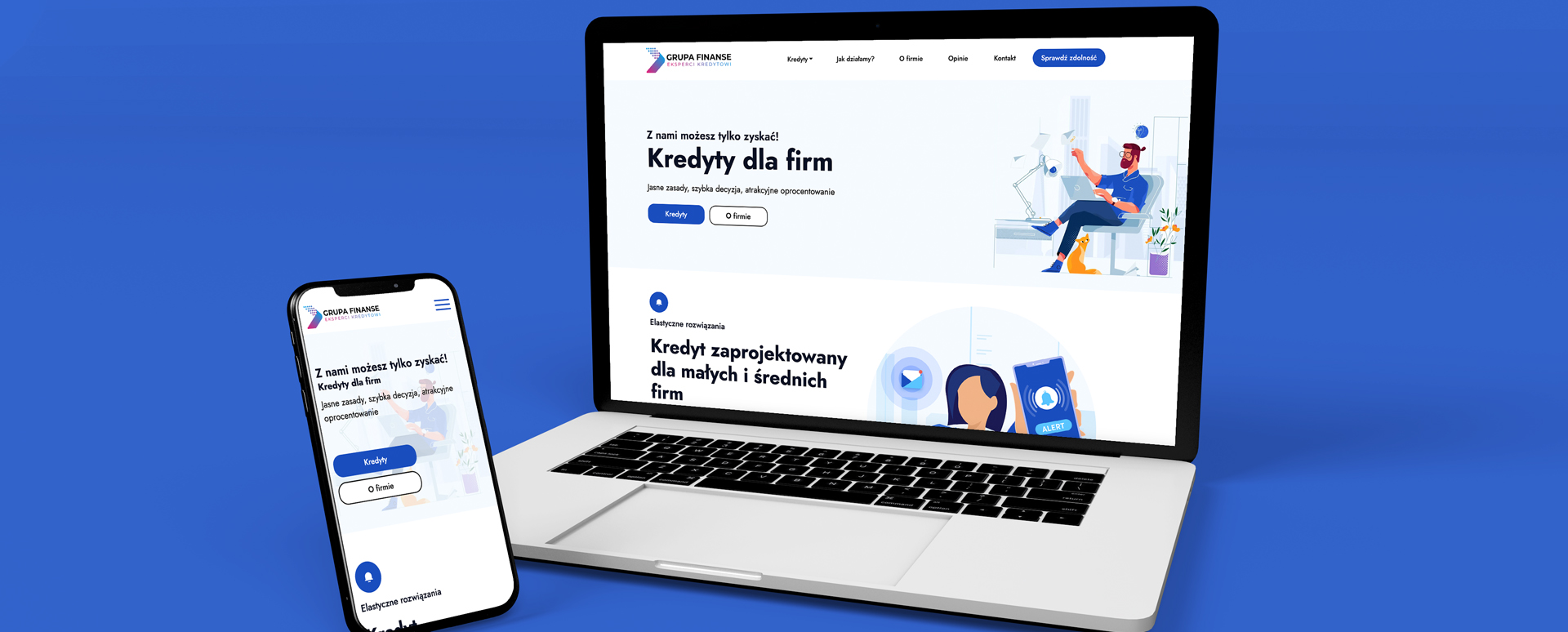 Finance Group - Credit Experts - website implementation