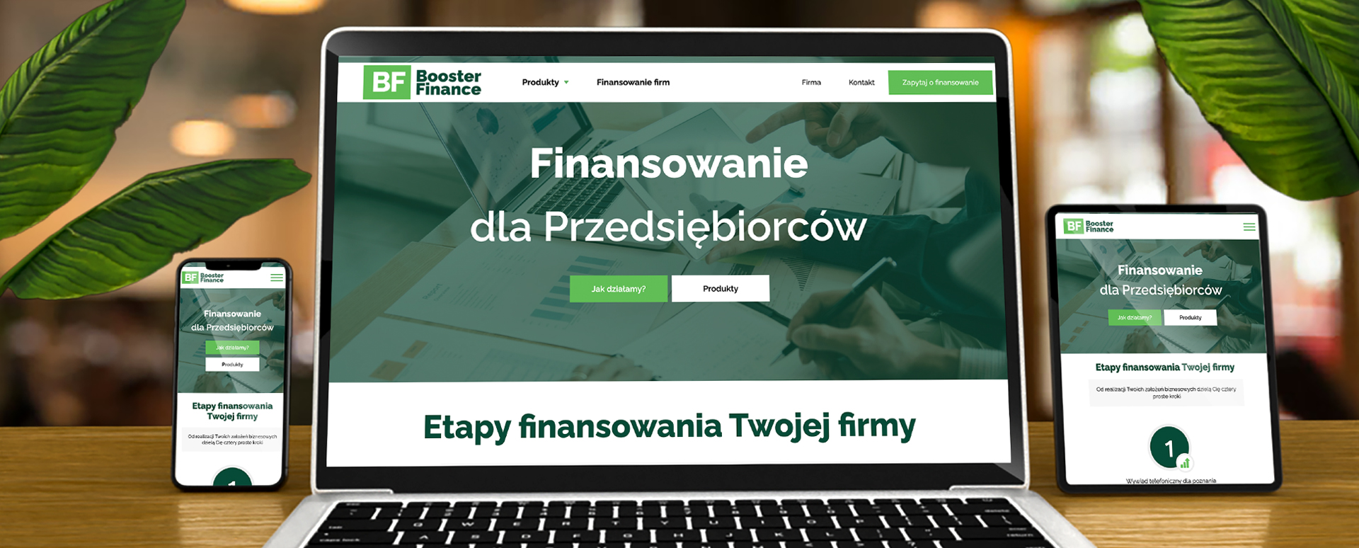 Booster Finance - website implementation