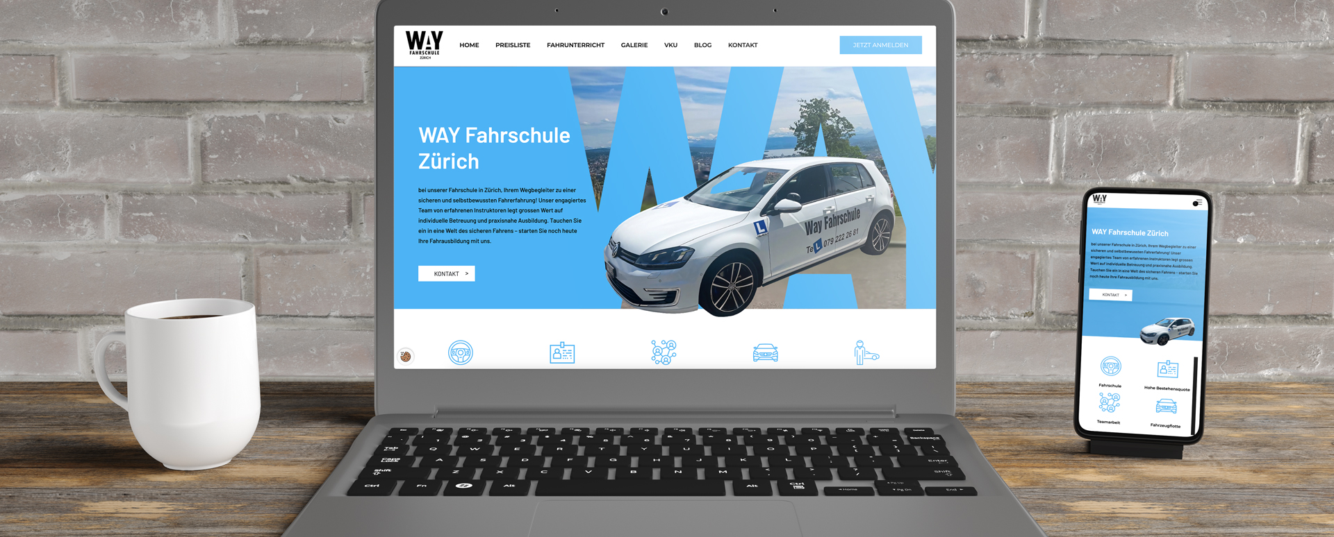 WAY Fahrschule Zürich - driving school - website