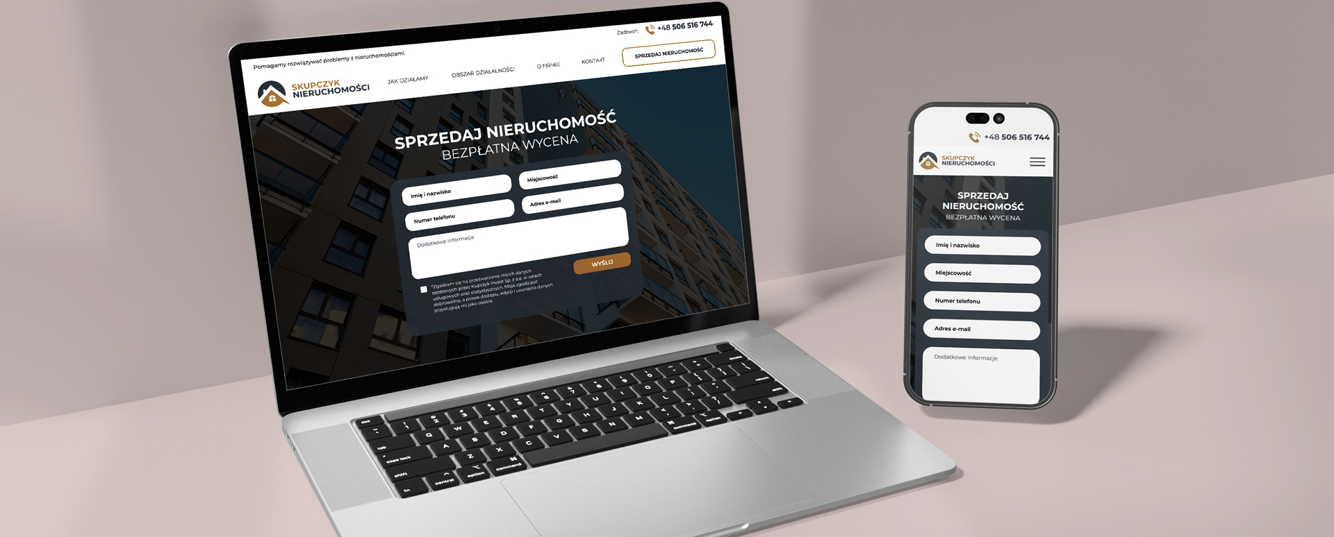 Skupczyk Nieruchomości - sell your property - real estate website