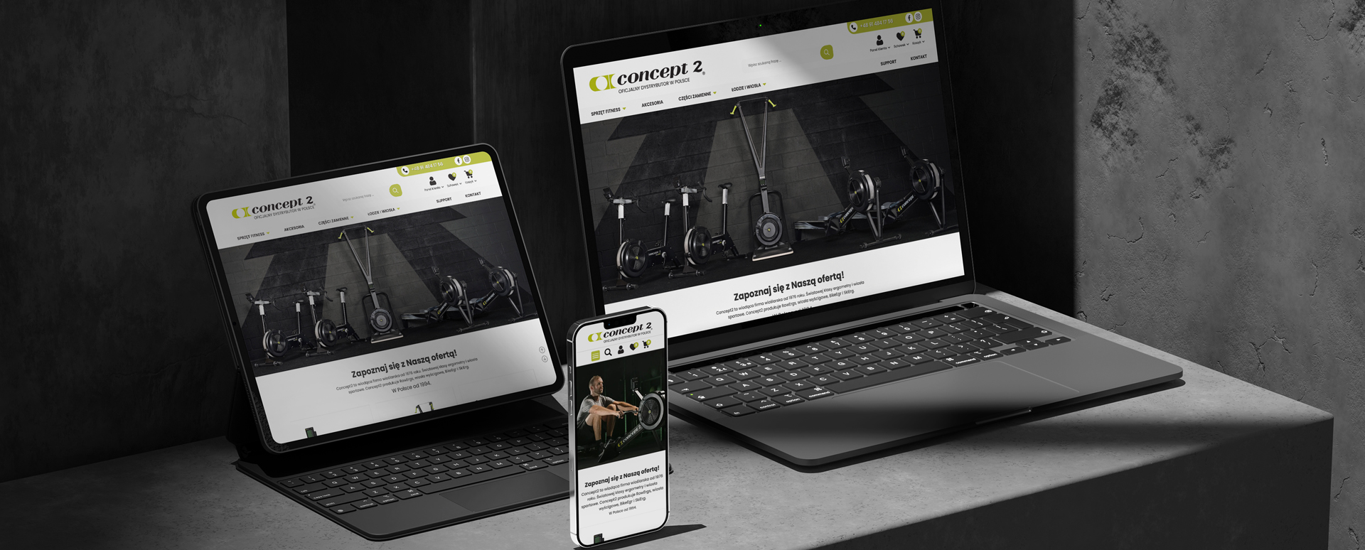 Concept2 - online store implementation