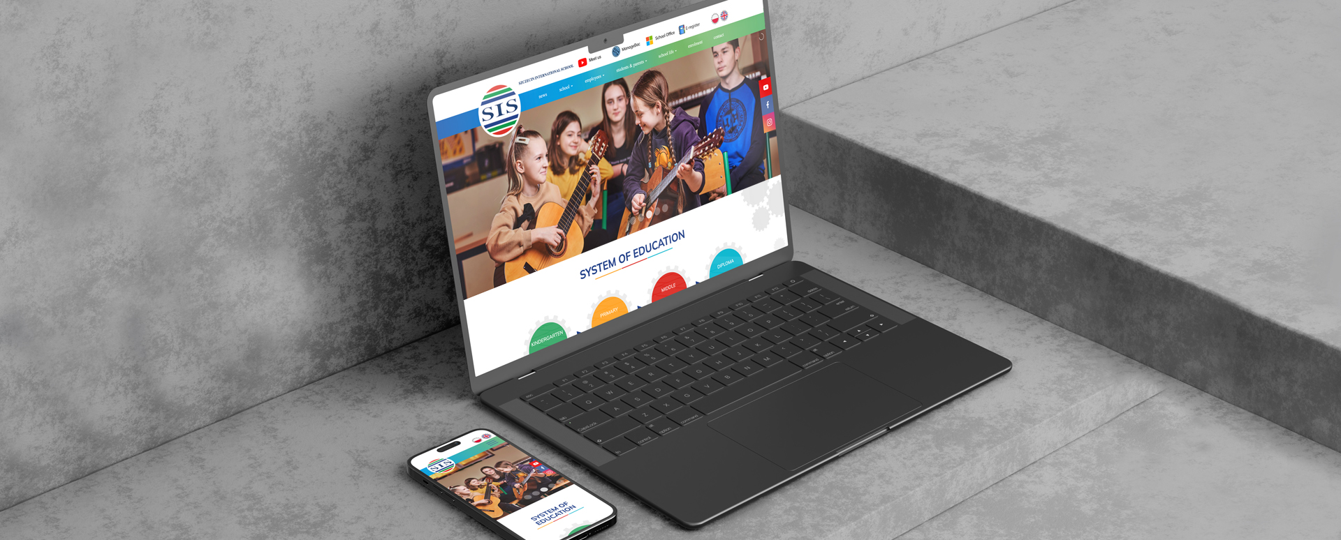 Szczecin International School - school website