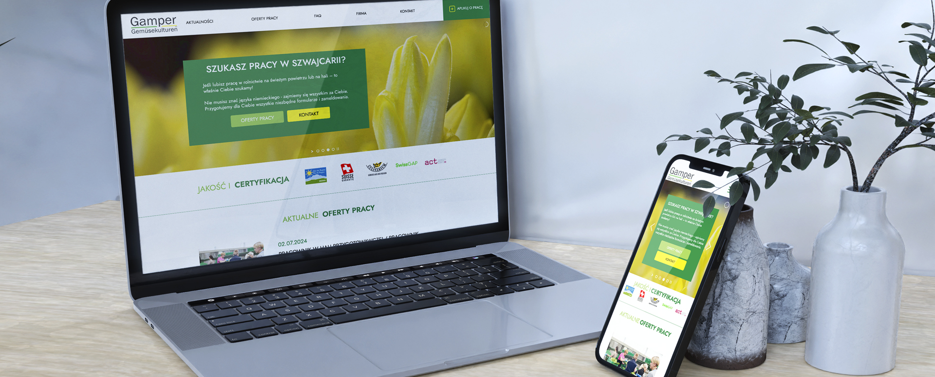 Gamper - website work