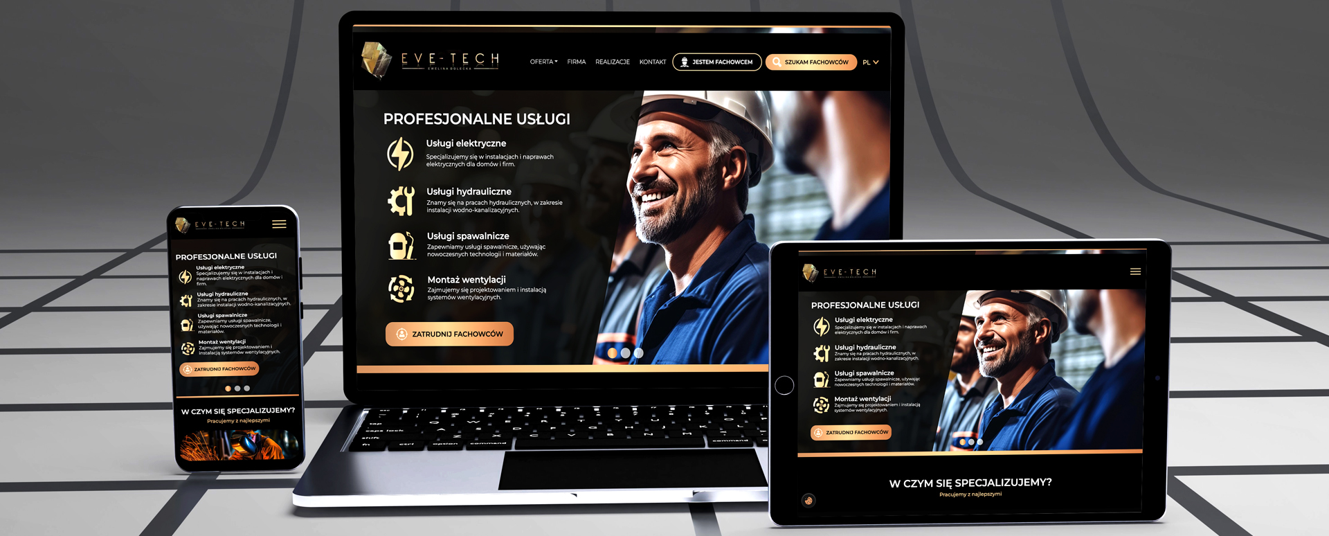 Eve-tech - a working website