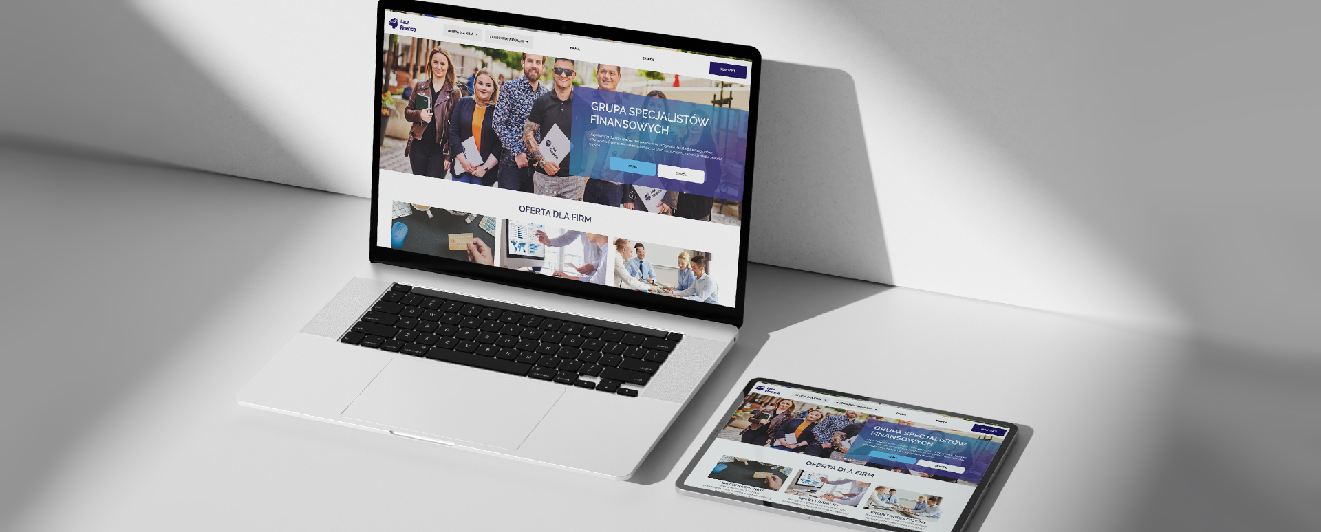 Laur Finance - a group of financial specialists - a tailor-made website