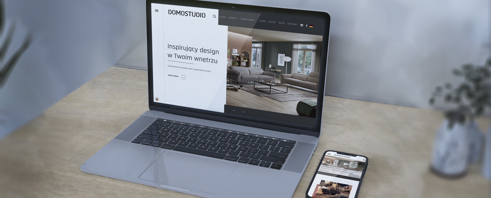 Domostudio - Website implementation