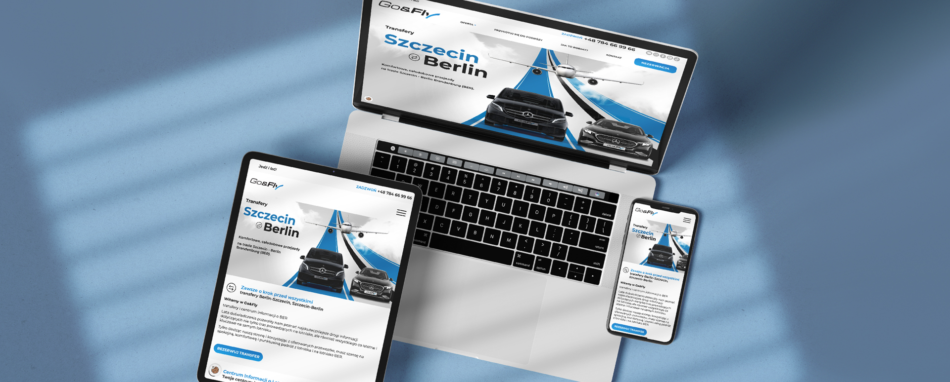 Go&Fly - Transfers Szczecin Berlin - website