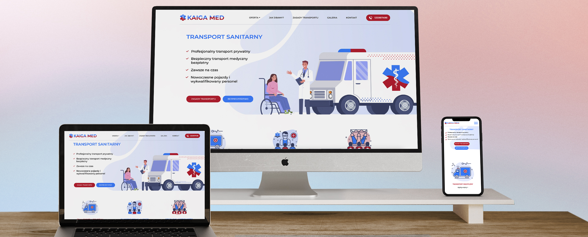 Kaiga Med - sanitary transport - correct website